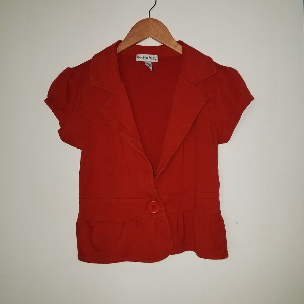 Crop short sleeve top, Large Juniors